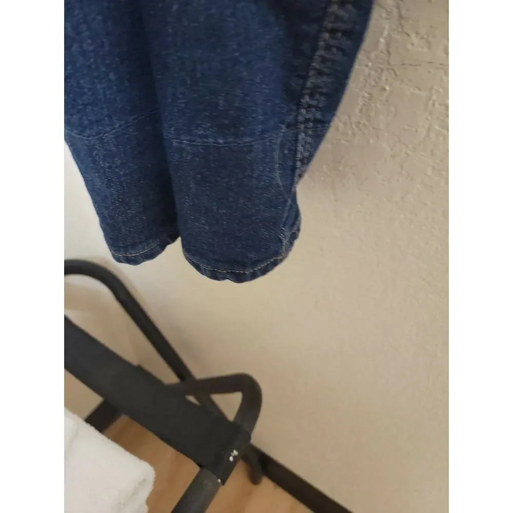 Osh Kosh B'Gosh Flannel Lined Denim Jean Overalls Kids Size 4T